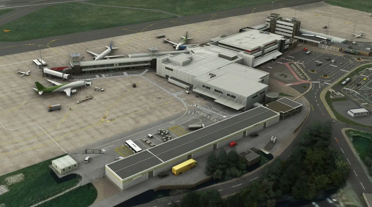 UK2000 Cardiff Airport EGFF MSFS 6