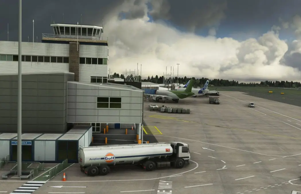 Cardiff Airport for MSFS released by UK2000