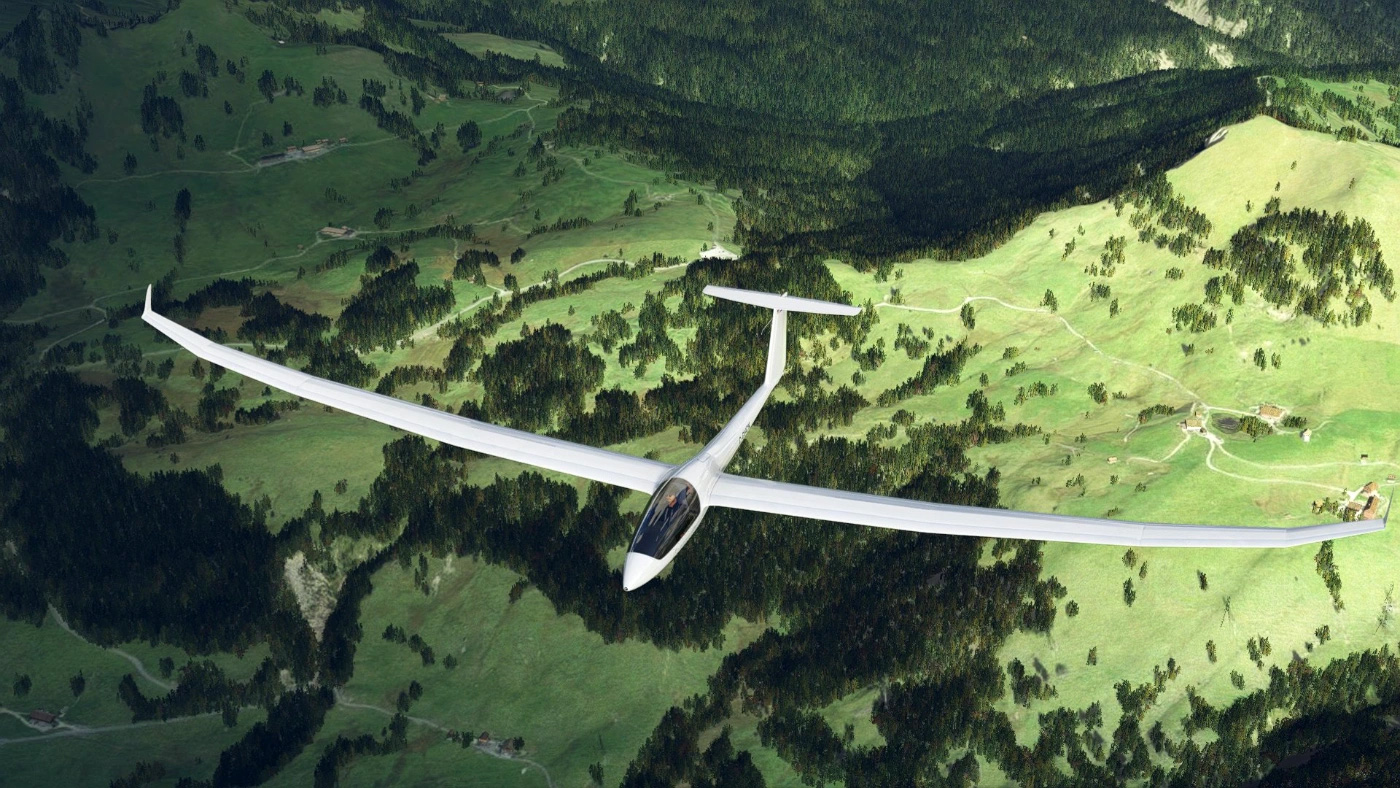 discus 2c glider msfs