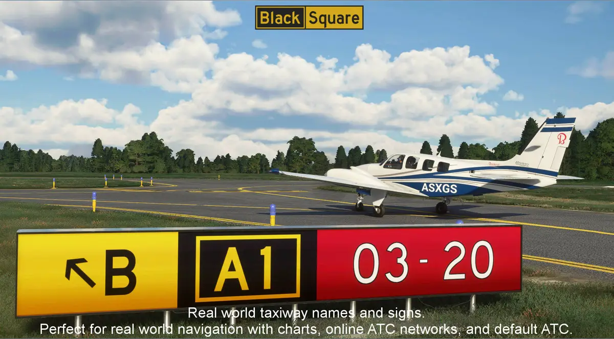 Just Flight releases Real Taxiways Europe for MSFS with accurately placed real-world taxiway signs
