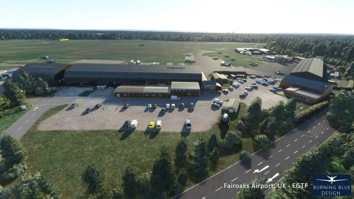 Burning Blue Design releases Fairoaks Airport for MSFS