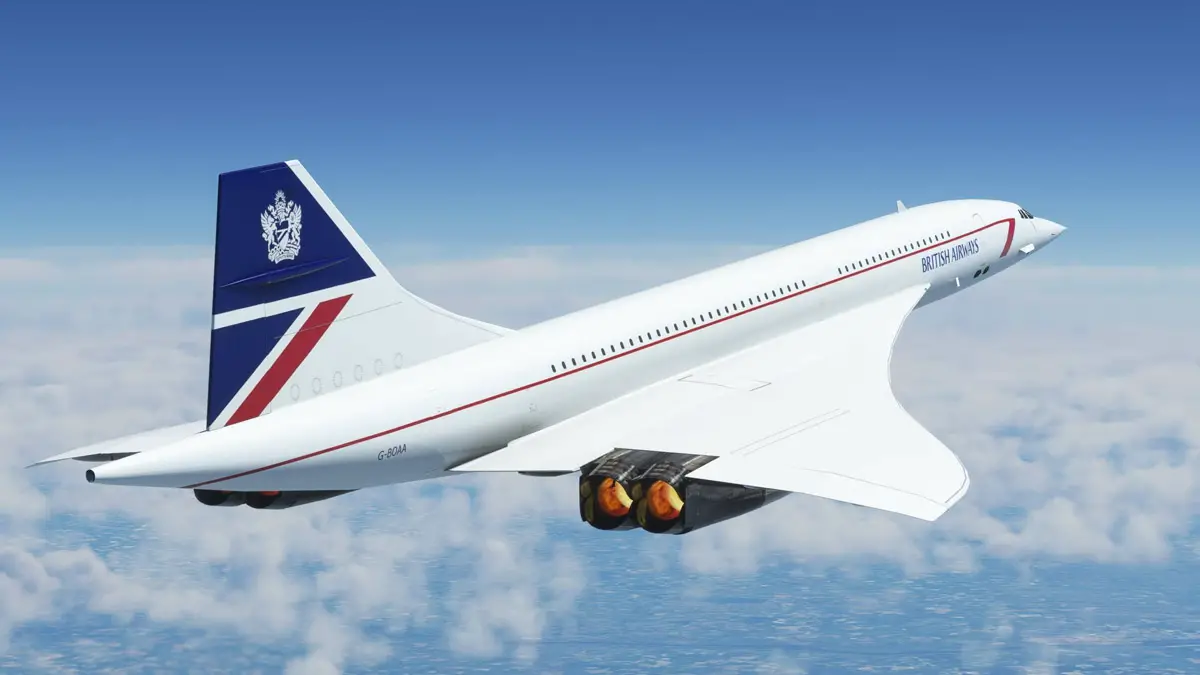 DC Designs Concorde MSFS Flight Simulator 3