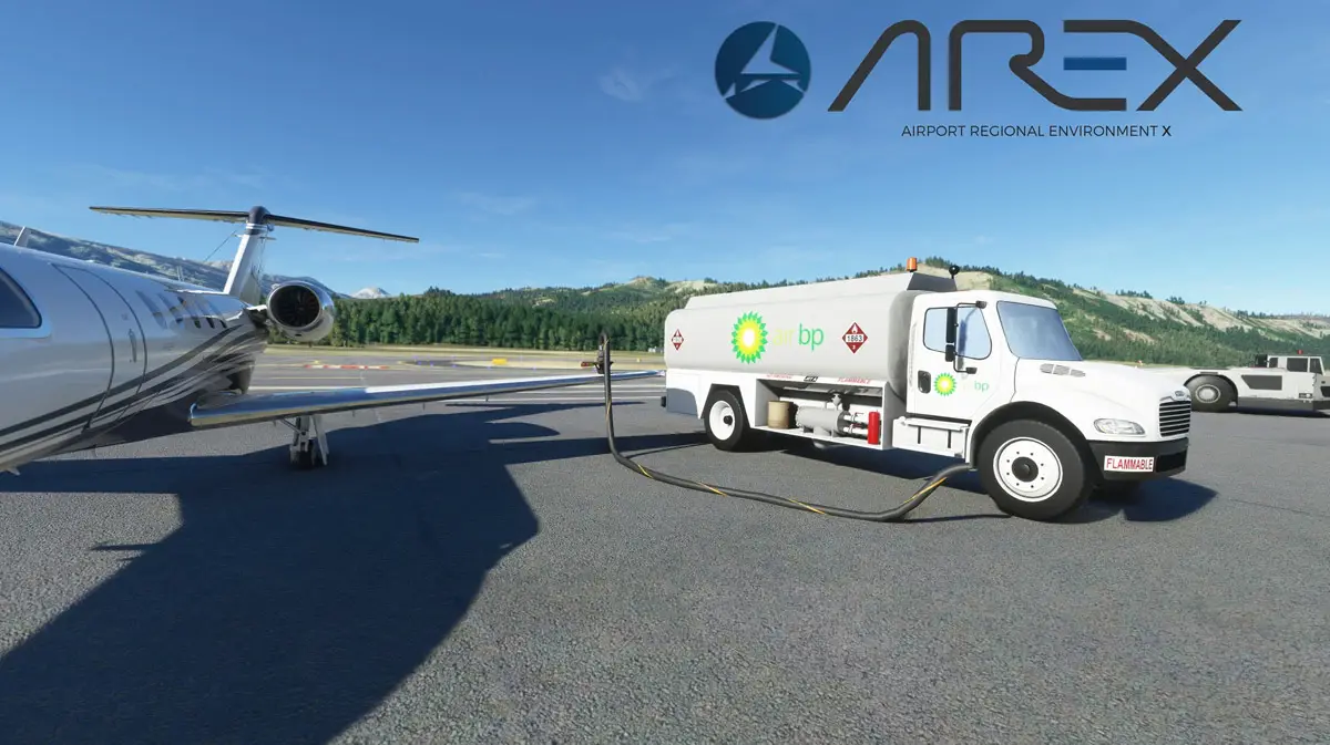 LatinVFR releases AREX GLOBAL for MSFS, replacing all default ground service vehicles