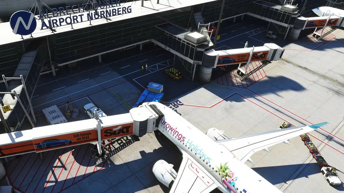 Aerosoft releases stunning rendition of Nuremberg Airport for MSFS