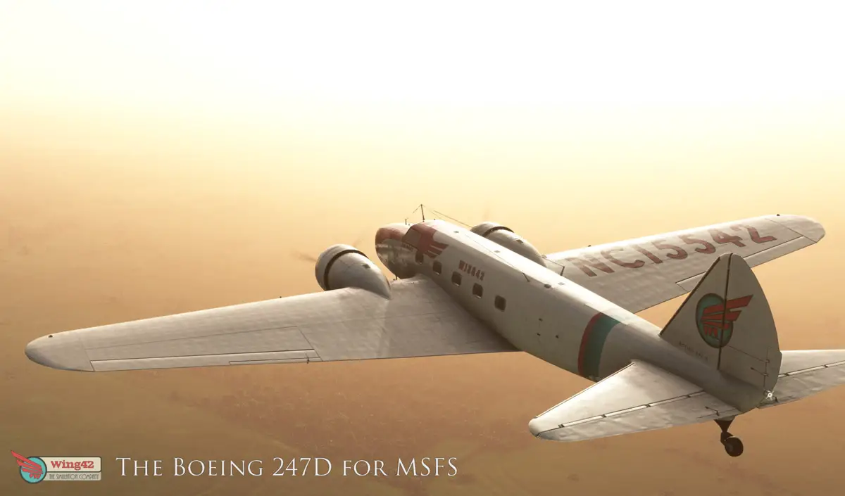 Wing42 Boeing 247 MSFS release date 2
