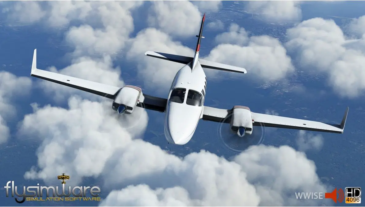 Flysimware releases the Cessna 414AW Chancellor for MSFS