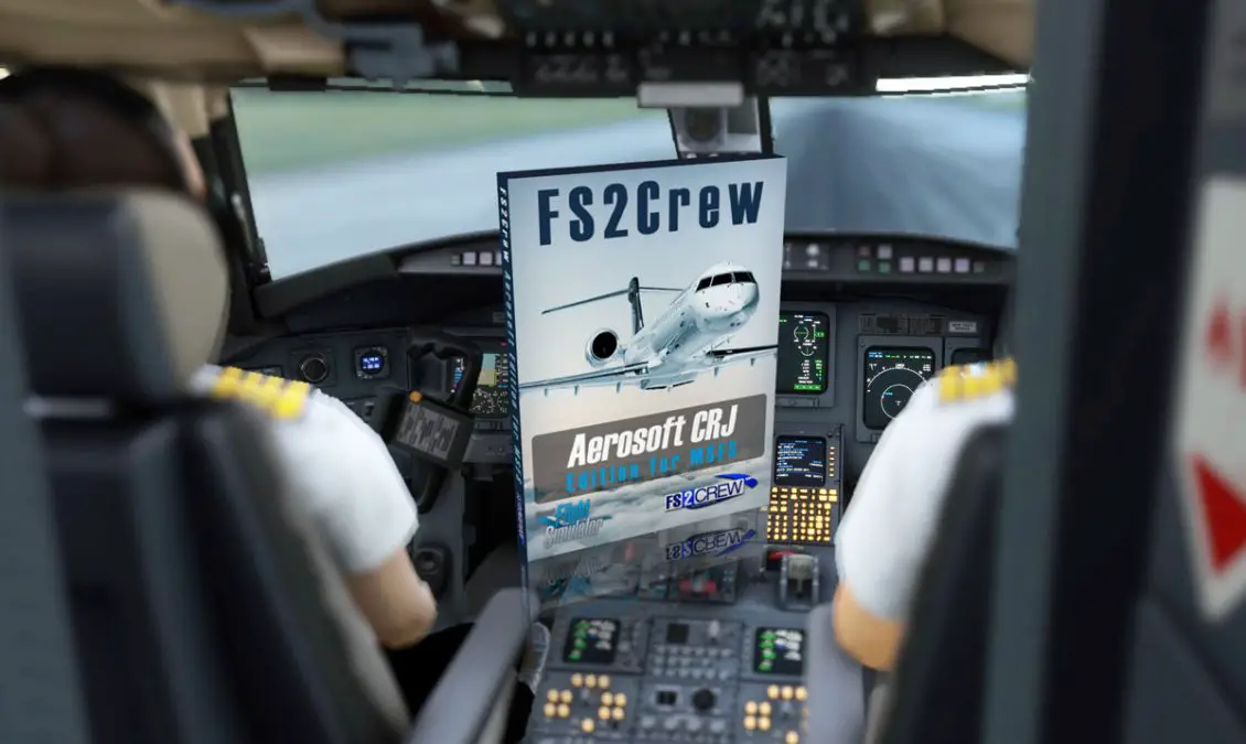 FS2Crew is now available for the Aerosoft CRJ