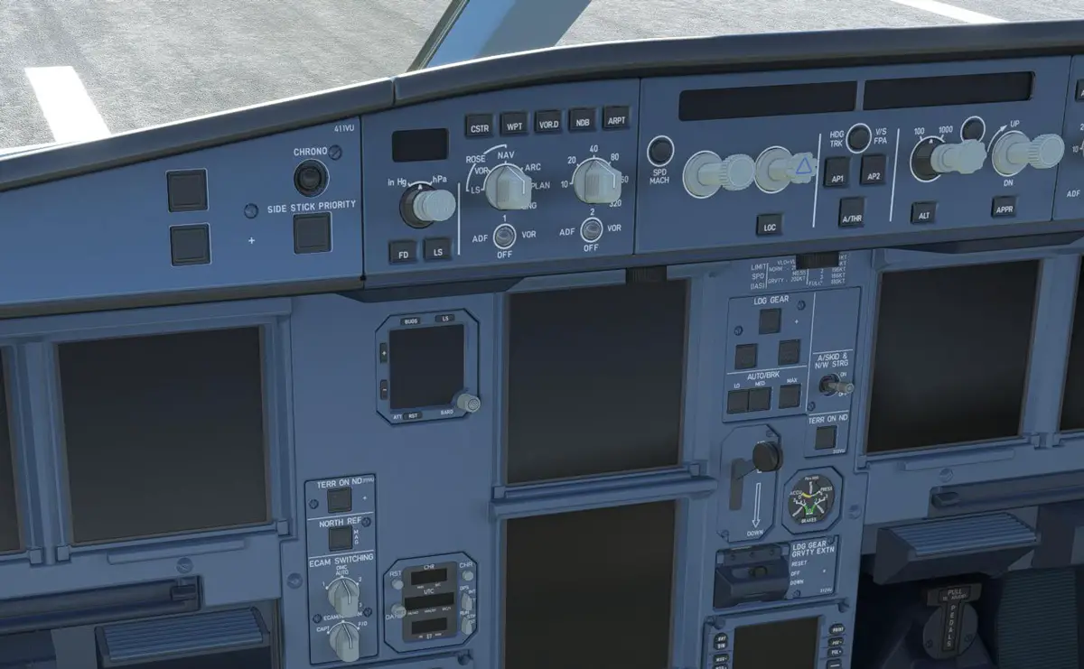 Aerosoft A330 MSFS cockpit 2