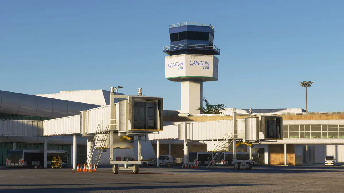 Holiday time in MSFS: Cancun International Airport released by Macco Simulations