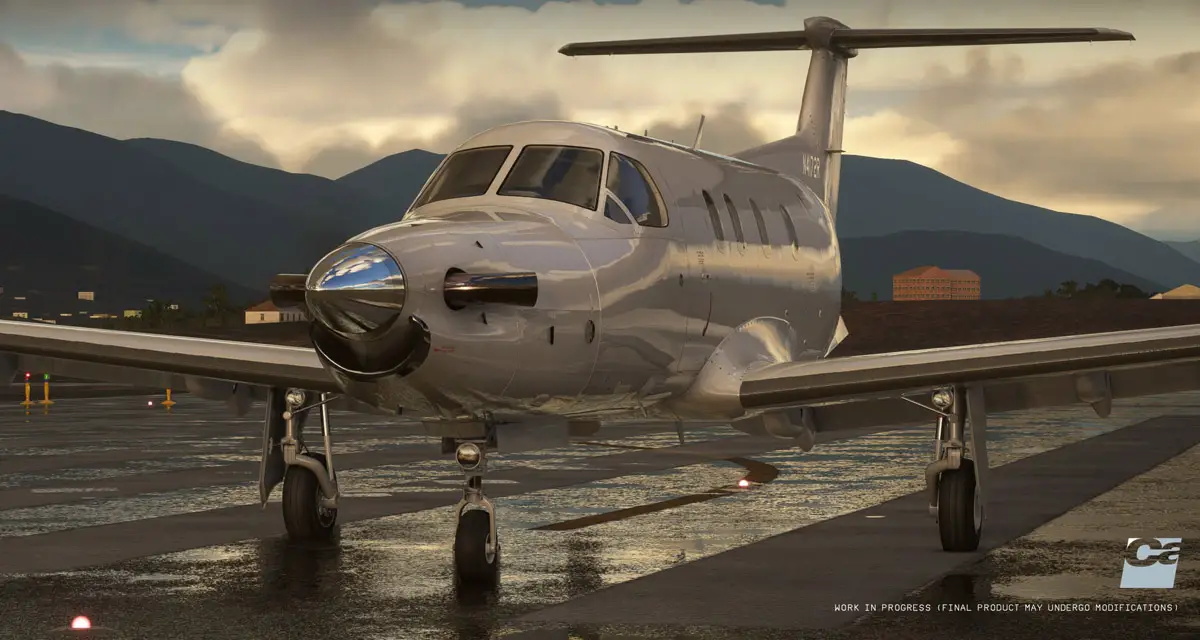 See these first interior images of the Carenado PC-12 for Microsoft Flight Simulator