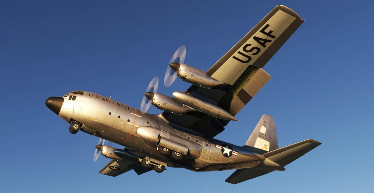 Captain Sim releases external model of the C-130E Hercules for MSFS