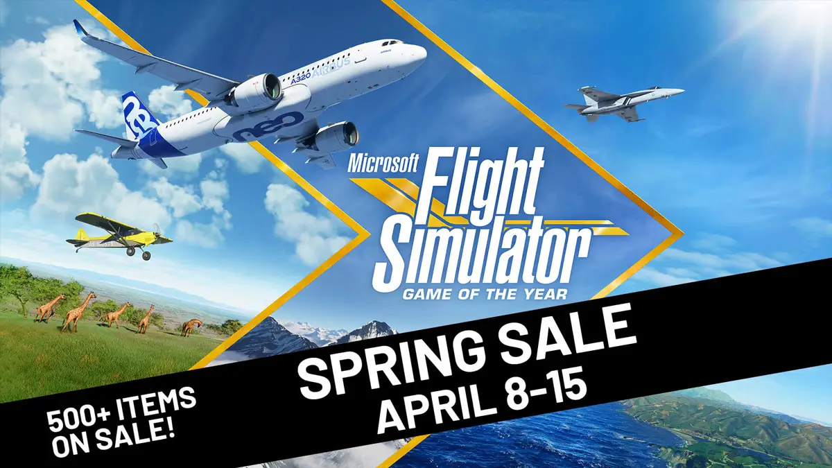 There are some massive discounts to be had in the MSFS Marketplace Spring Sale