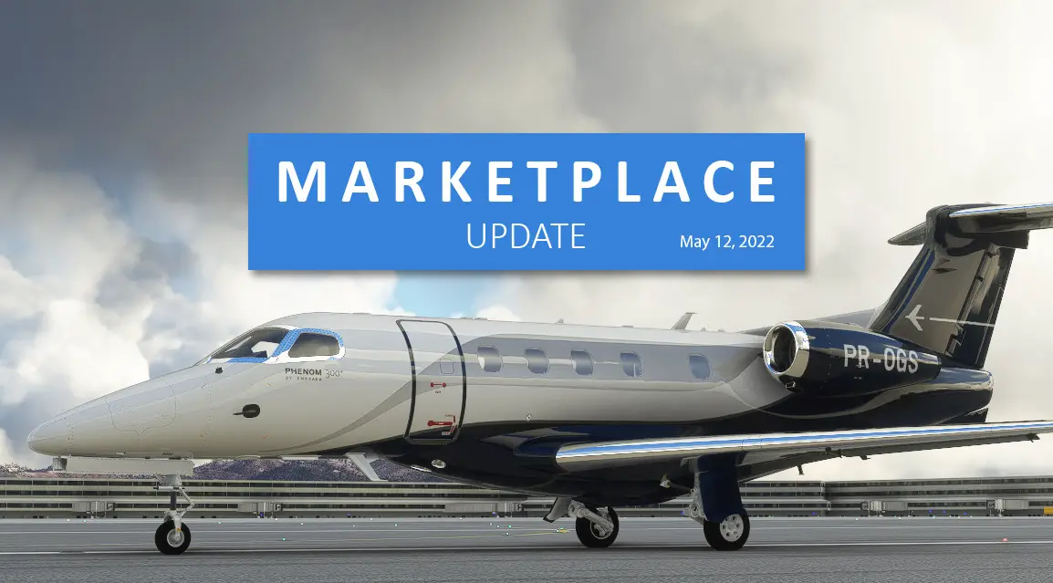Embraer Phenom 300E and Just Flight 146 among this week’s releases in the MSFS Marketplace