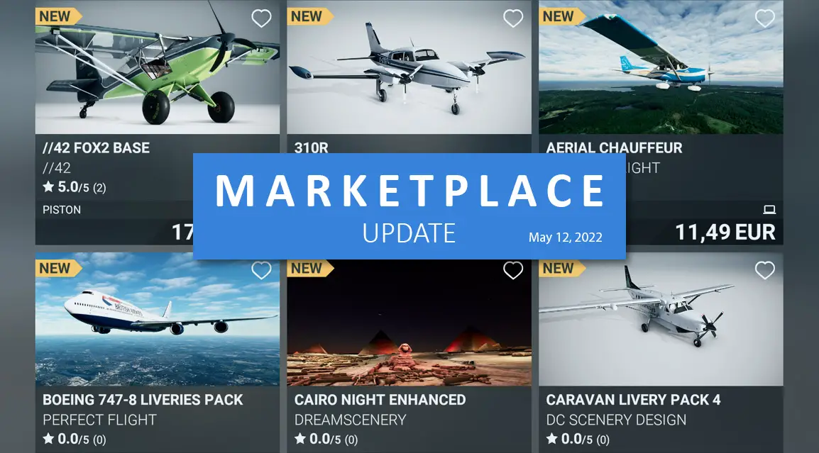 The MSFS Marketplace gets some new content this week, but not for Xbox users… and no Local Legend