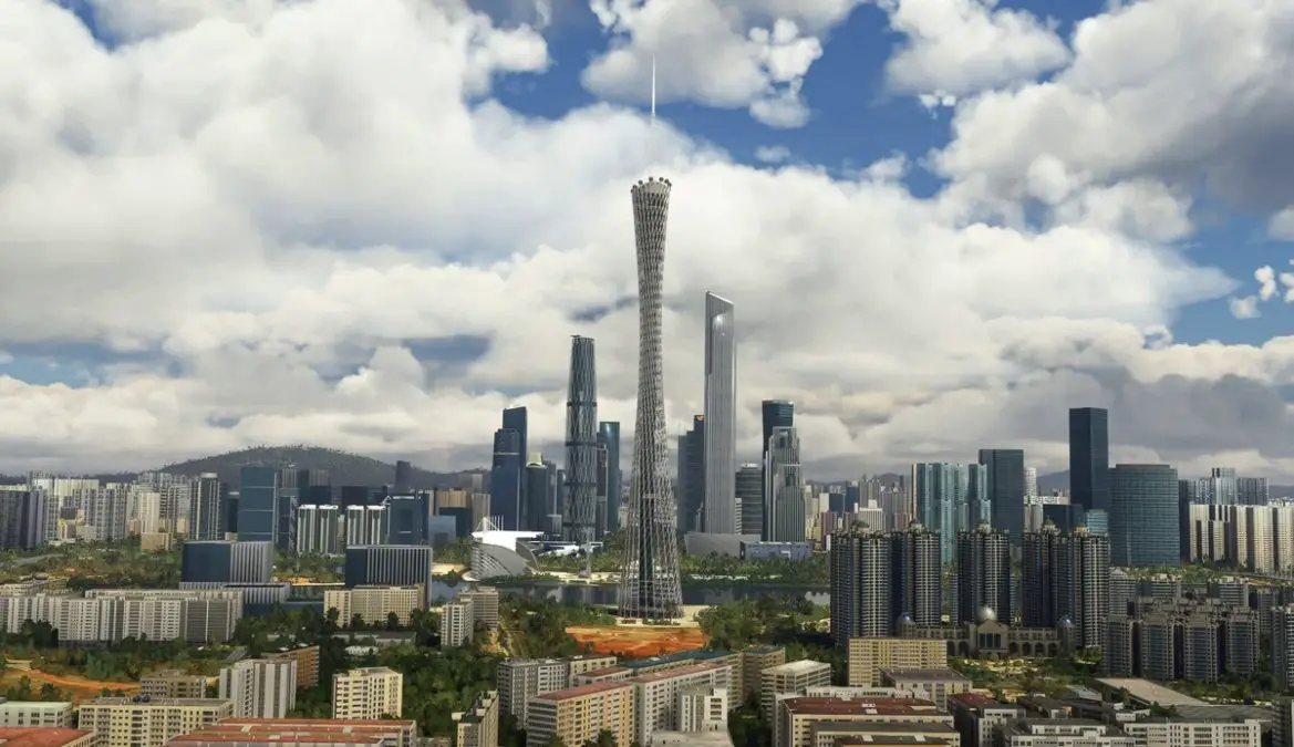 Explore China’s megacities in MSFS with the landmarks series from SamScene3D