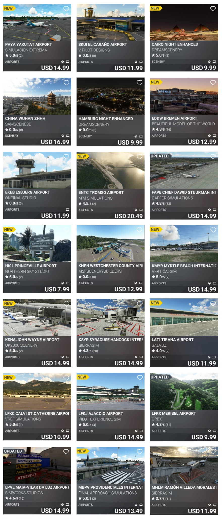 msfs marketplace update may 27 2022 airports scenery