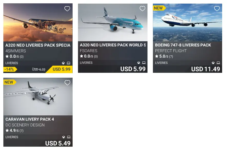 msfs marketplace update may 27 2022 liveries