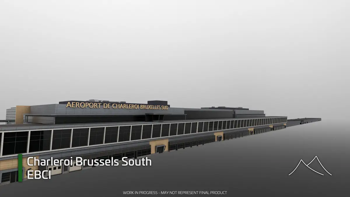 Terrainy Studios announces Brussels South Charleroi Airport for MSFS