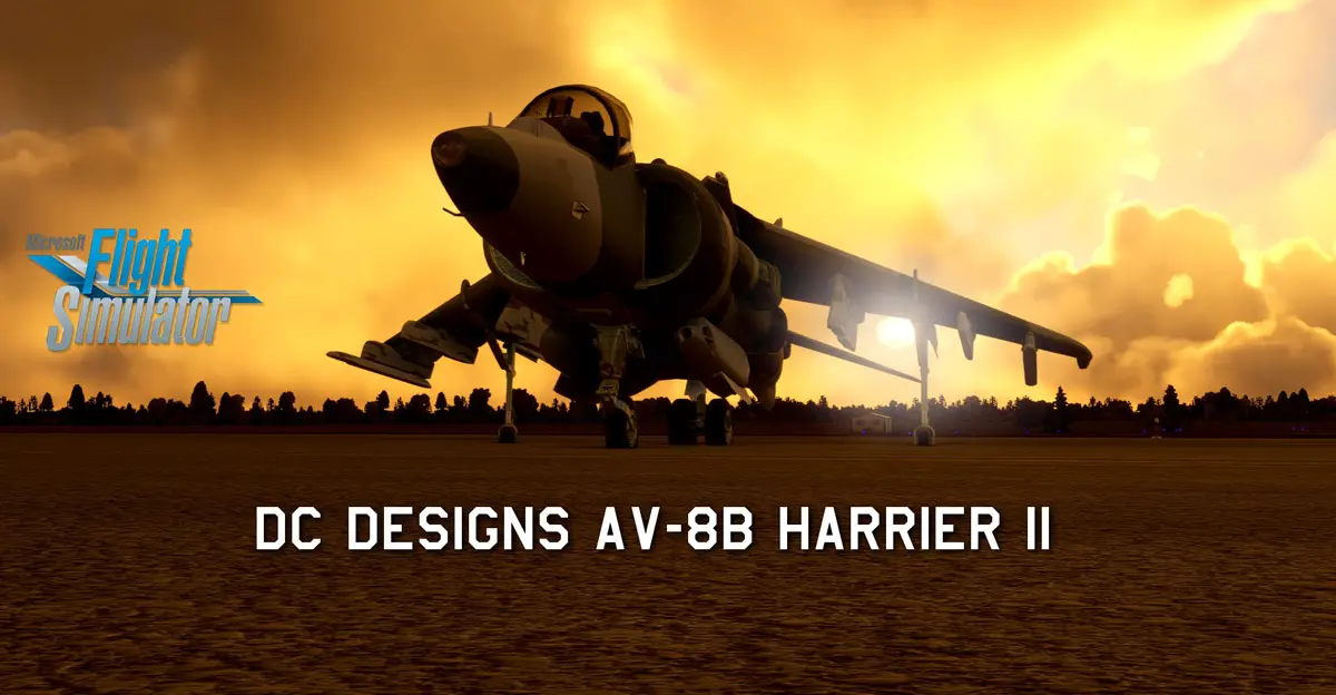 DC Designs teases the Harrier II for MSFS, coming this summer