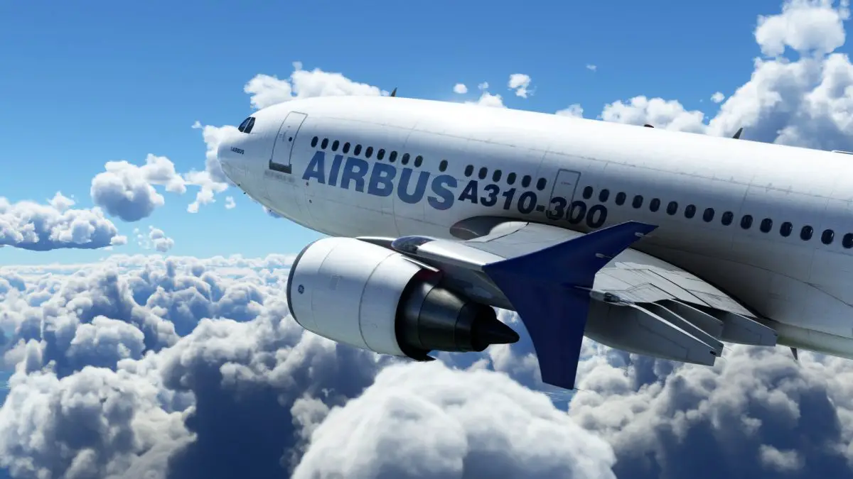 The iniBuilds Airbus A310 is coming for free with the 40th Anniversary Edition of MSFS