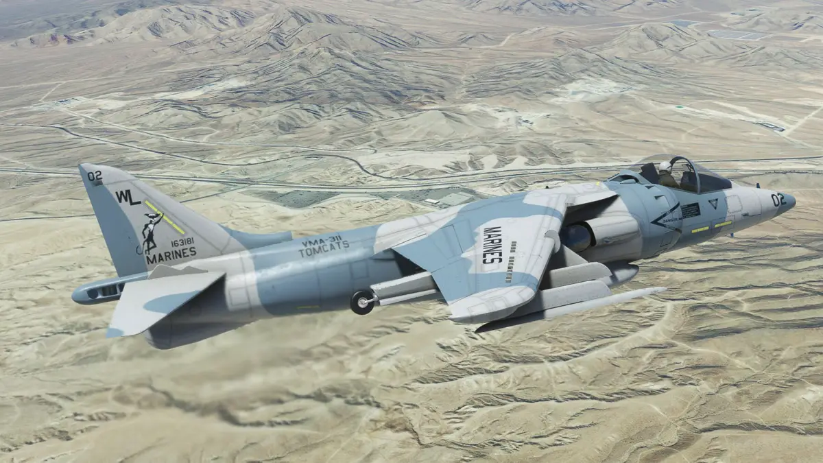 DC Designs Harrier Jump Jet MSFS 4