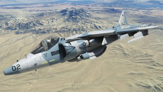DC Designs Harrier Jump Jet MSFS 7