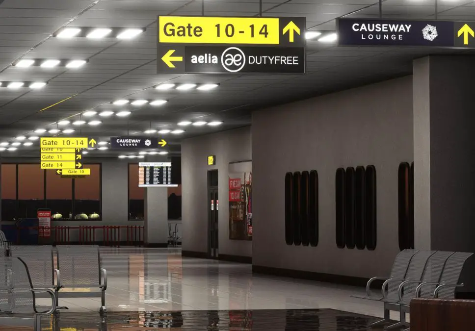 Pyreegue Dev Co teases Belfast International Airport for MSFS
