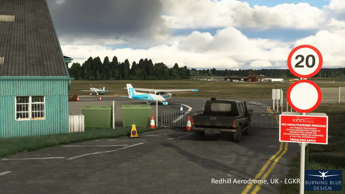 Burning Blue Designs releases Redhill Aerodrome for MSFS