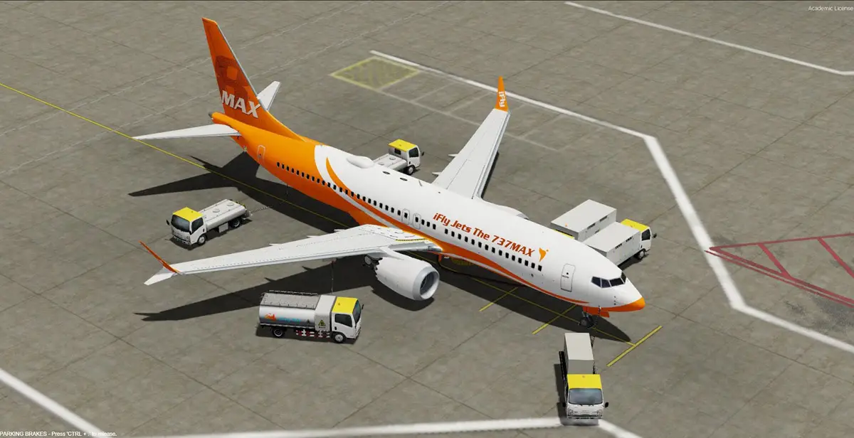 iFLy 737 MAX 8 P3D previews planned MSFS 1