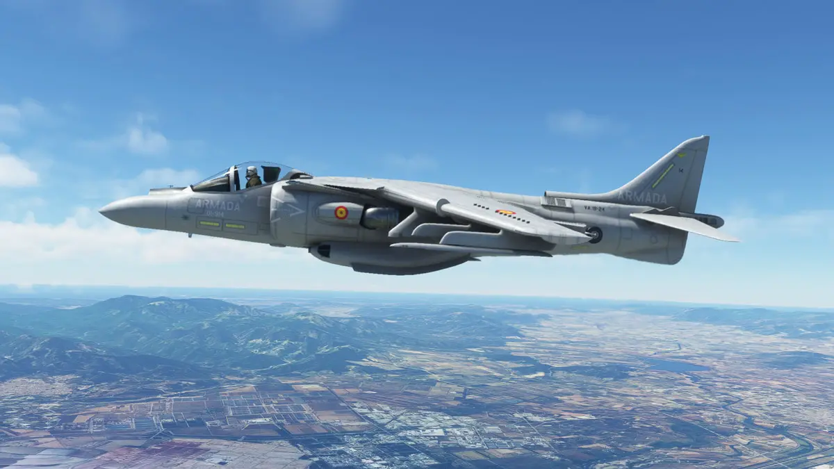 The DC Designs Harrier II for MSFS is nearly ready, new project to be announced soon