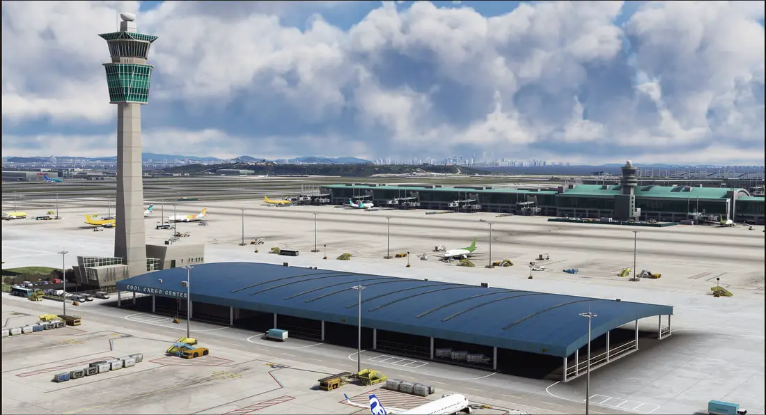 PacSim releases Incheon Airport for MSFS, one of the largest and busiest in the world