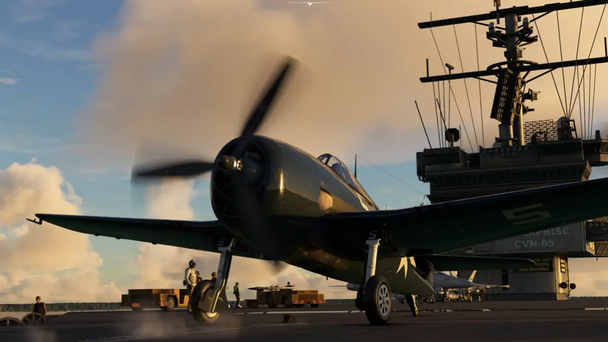 Watch this first-look preview video of the FlyingIron Simulations F6F Hellcat for MSFS
