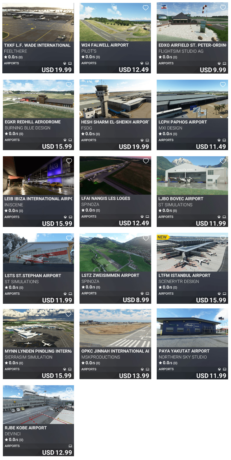 msfs marketplace update sept 1 2022 airports