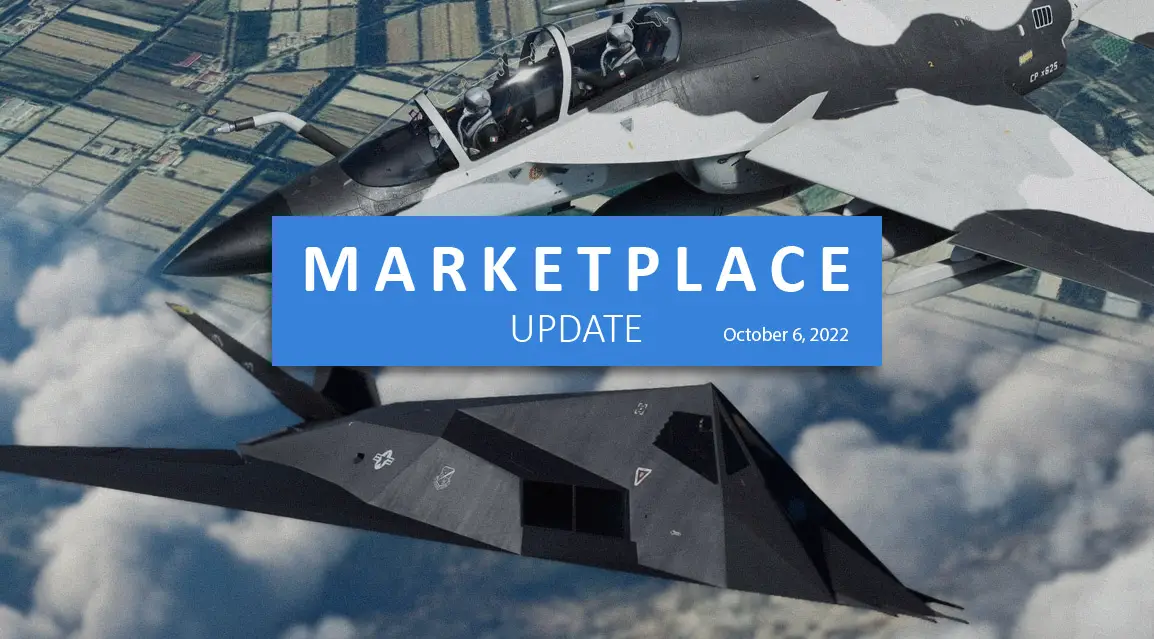 Military planes remain popular in MSFS – 3 new are out this week in the Marketplace