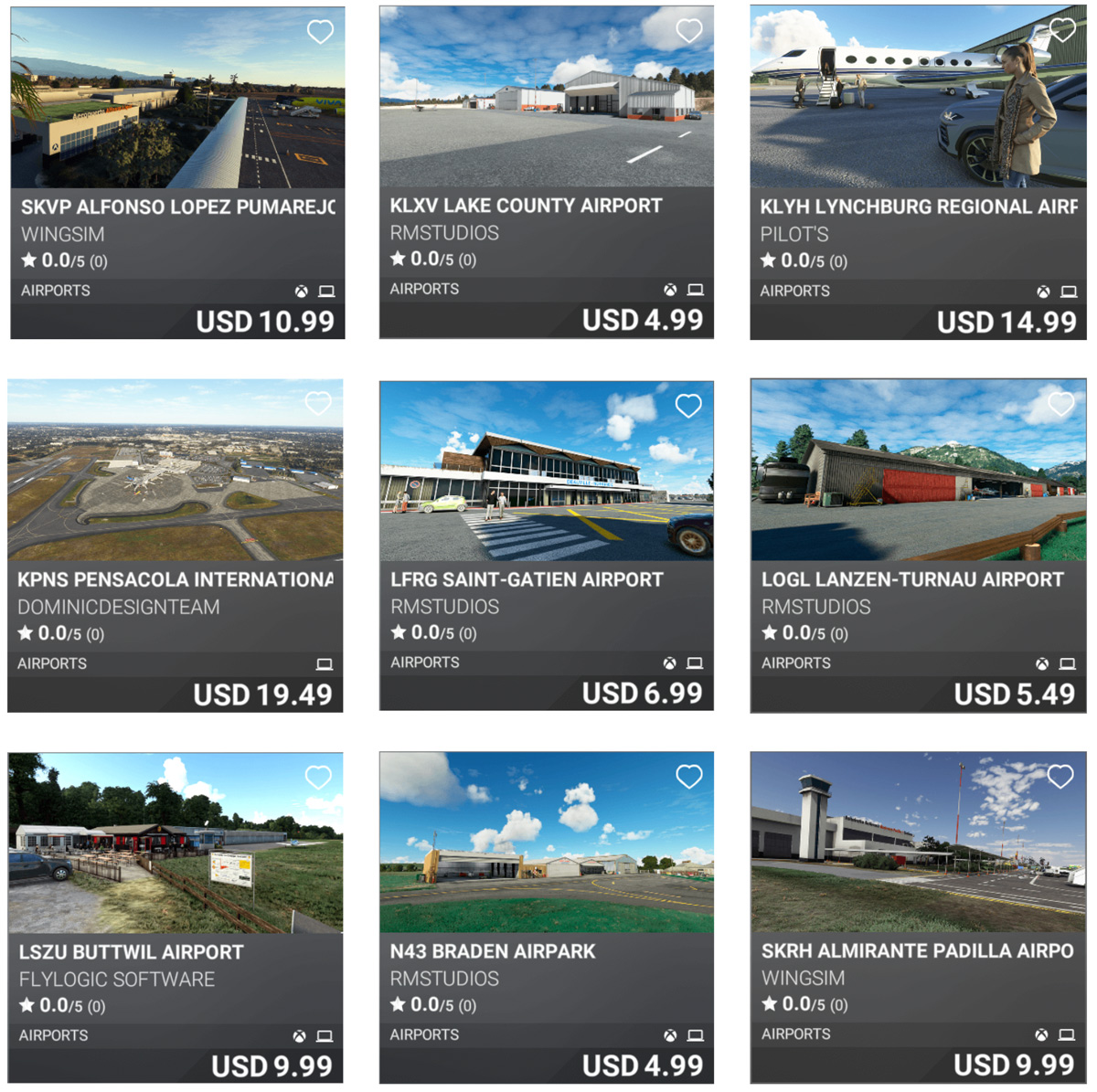 msfs marketplace update airports out 20 2022