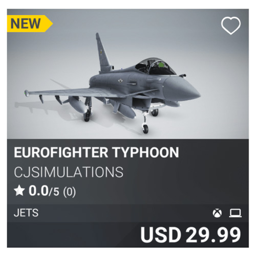 msfs marketplace update eurofighter typhoon