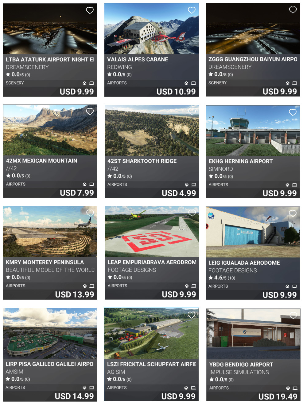 msfs marketplace update out 6 2022 scenery airports