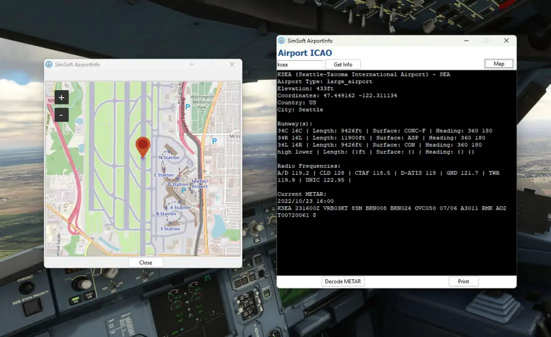 SimSoft’s AirportInfo is a handy little tool that concentrates important airport data in one place