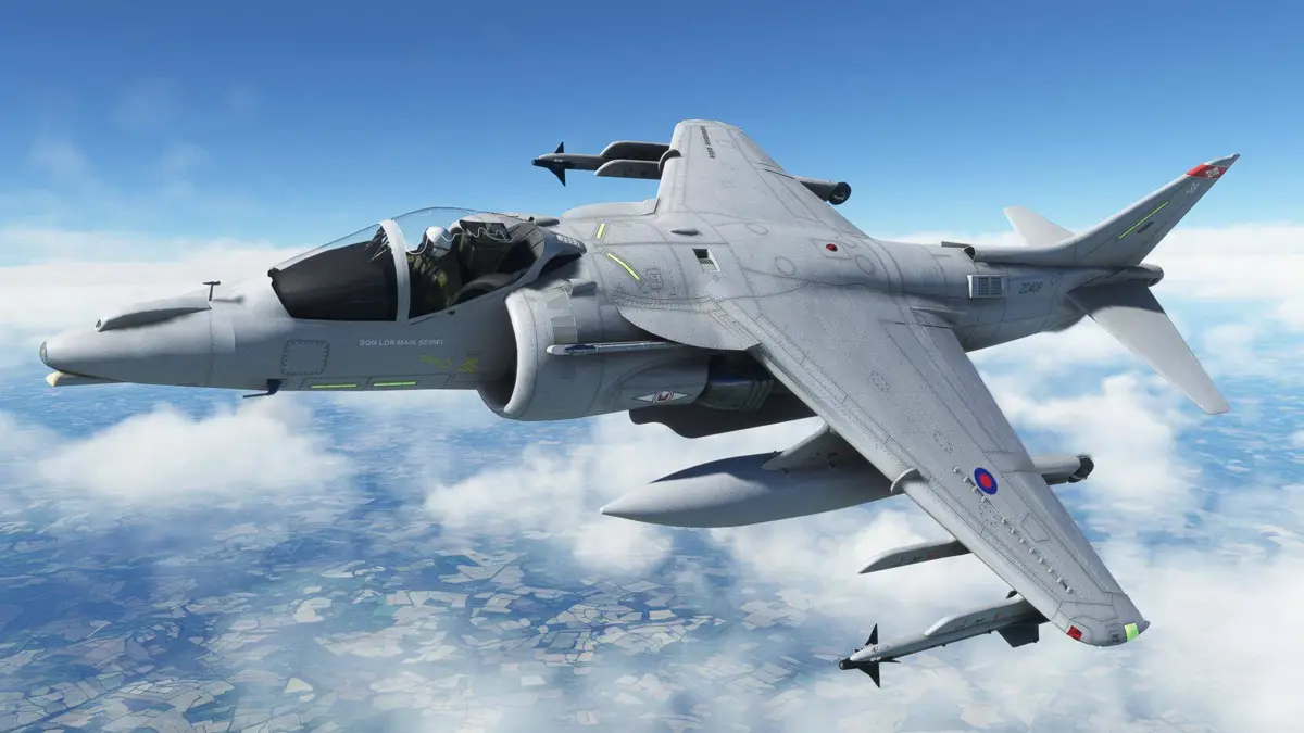 The DC Designs Harrier II ‘Jump Jet’ is now out for Microsoft Flight Simulator