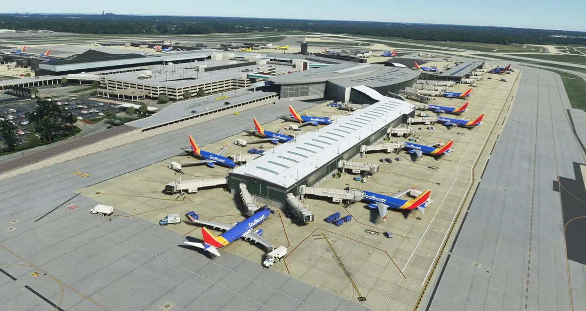 LatinVFR releases Baltimore/Washington International Airport for MSFS