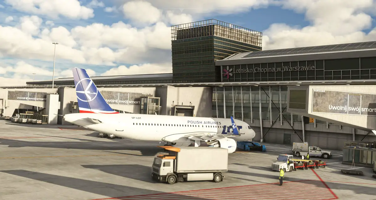 Warsaw Chopin Airport is now available for MSFS