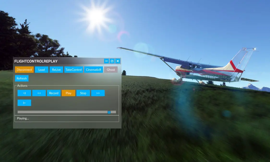 FlightControlReplay v5 is out to record and replay your flights in MSFS