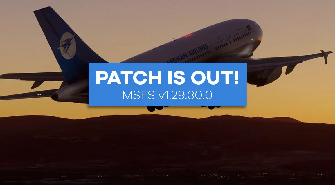 Microsoft Flight Simulator receiving its first update following the 40th Anniversary Edition