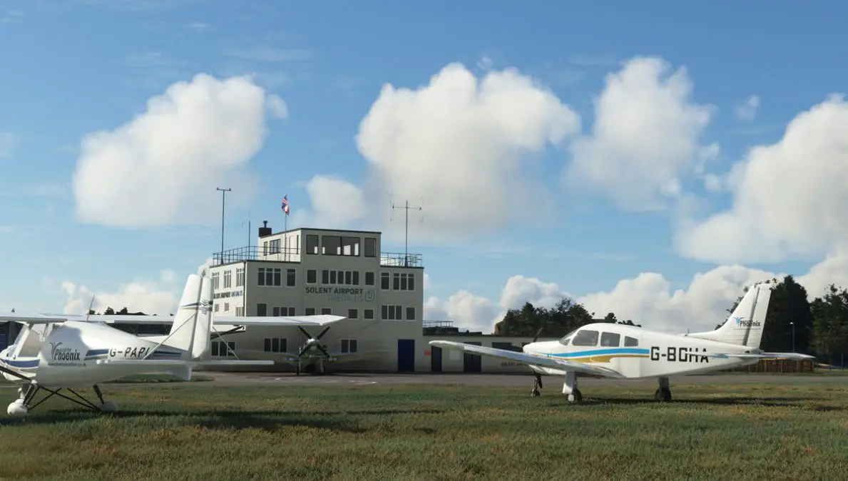 Burning Blue Design releases EGHF Solent Airfield for MSFS
