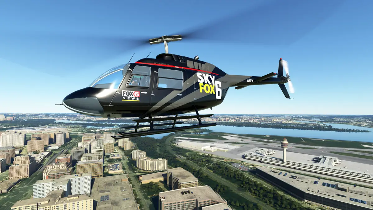 The FlyInside Bell 206 JetRanger is out now for Microsoft Flight Simulator!