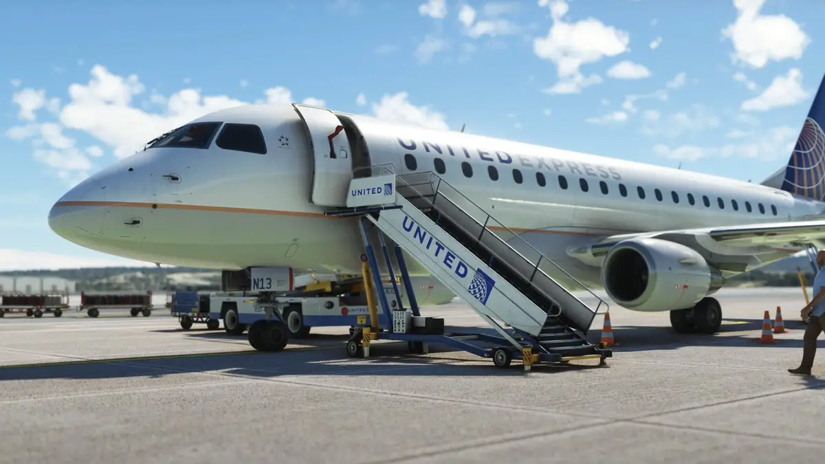 Watch the first preview of the Embraer E175 from FlightSim Studio