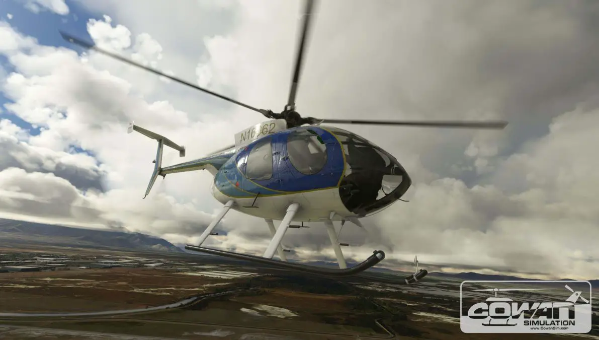 (Released!) Cowan Simulation offer first look at new MD500E for MSFS
