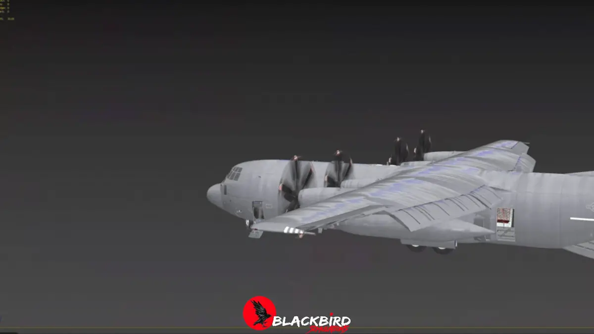 Blackbird shrike c 130 MSFS 11