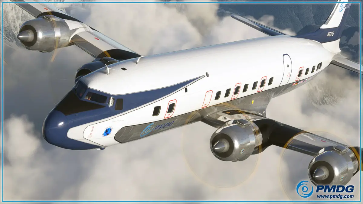 PMDG updates the DC-6 with support for Working Titles GNS430 for GPS and autopilot