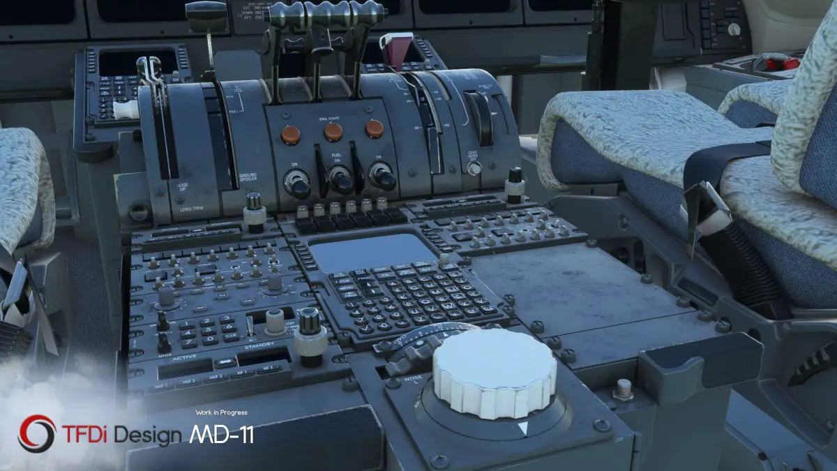 TFDi MD 11 MSFS cockpit 2